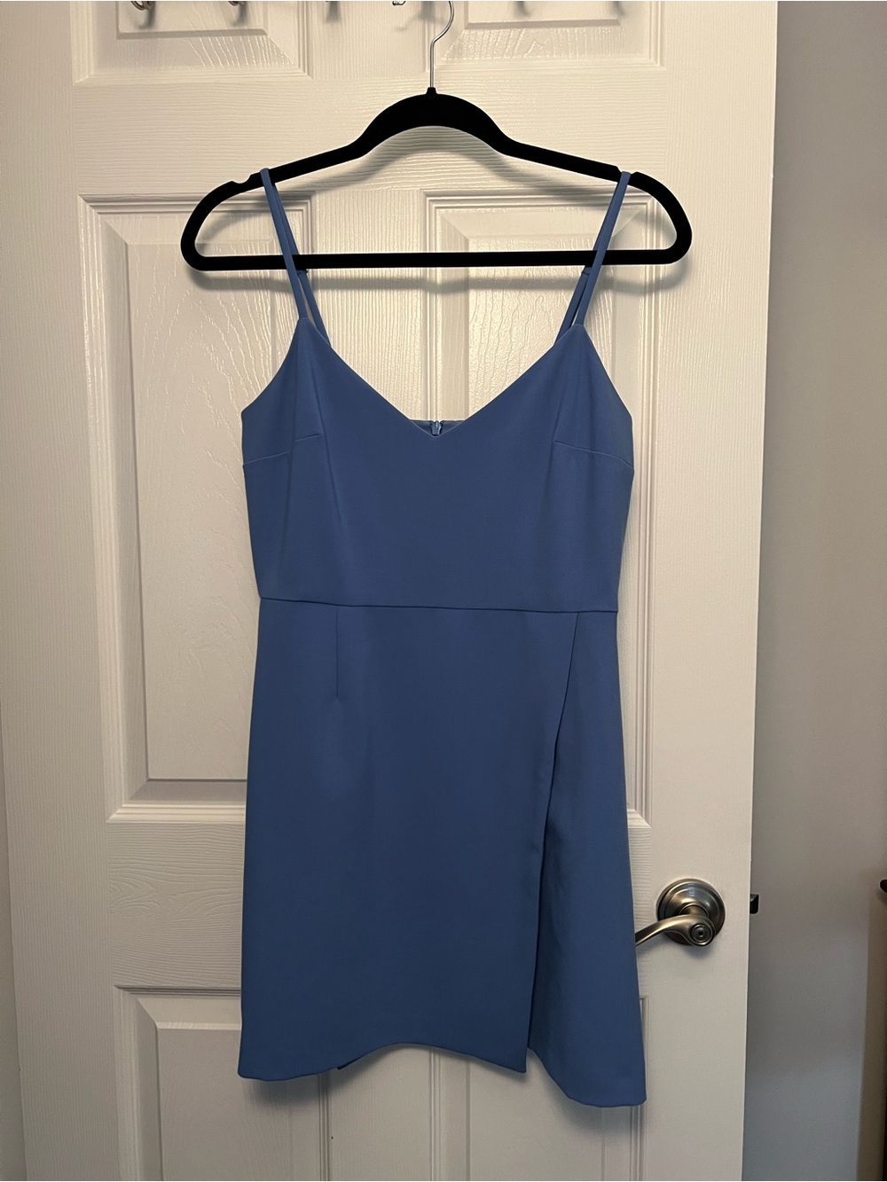French Connection Blue Spaghetti-Strap Mini Dress